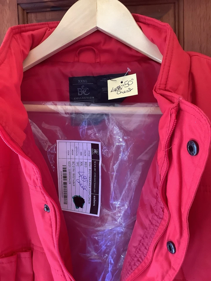 B&C Mens Bodywarmer Winter Jacket For Mens Outdoor Warm Coat - Image 2 of 4