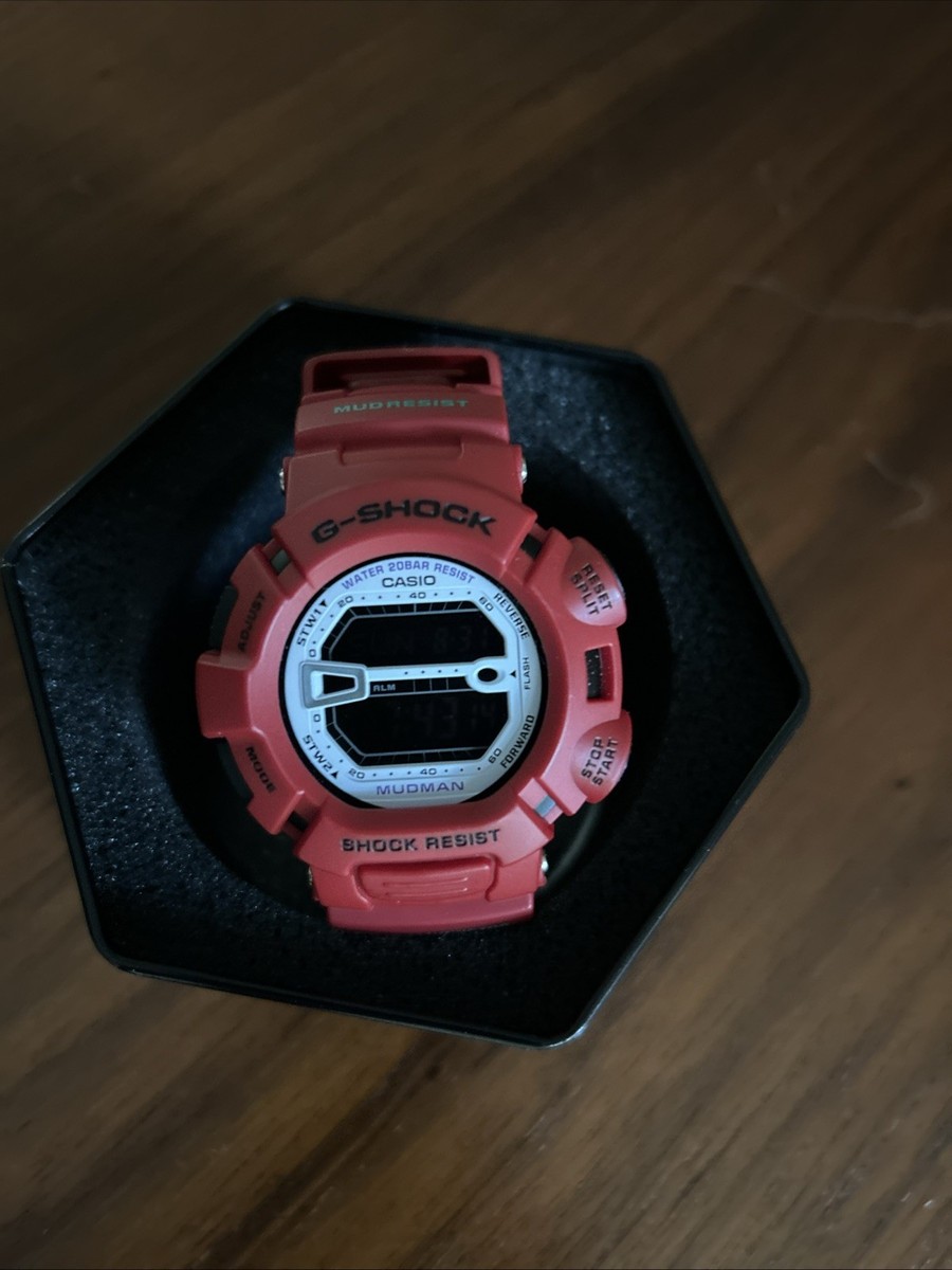 RARE NOS Casio G-shock Mudman Watch G9000MX Red for sale