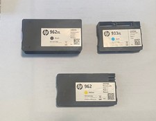 HP ink 933 and 962 XL empty ink cartridges