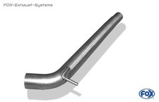 Edelstahl Vorschalldämpfer-Soundrohr Ø63,5mm VW Polo 6R GT u. GTI