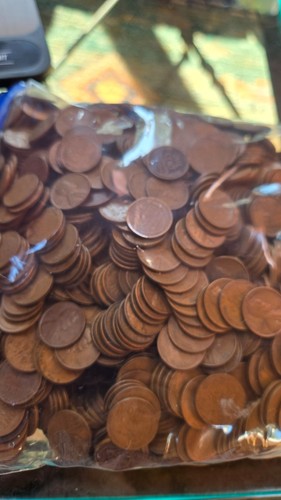 10 LB Lot of Circulated Wheat Pennies | 1940s–1950s