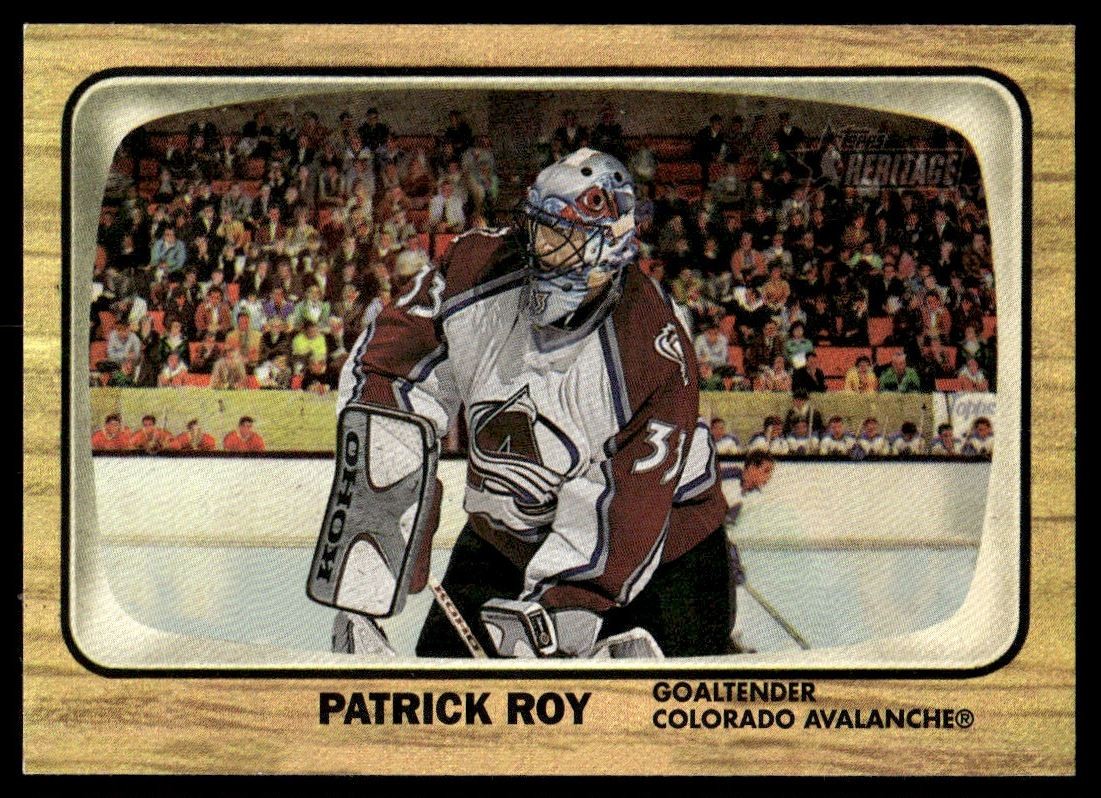 2002-03 Topps Heritage USA TEST Patrick Roy Colorado Avalanche #27