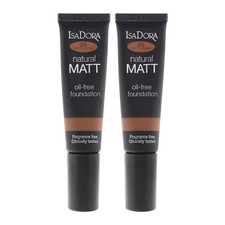 Image of Isadora Natural Matt Oil-Free 25 Mocha Foundation 35ml x 2