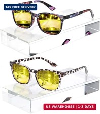 Night Night Glasses for Women Men, Polarized Nighttime Vision Glasses with Yello