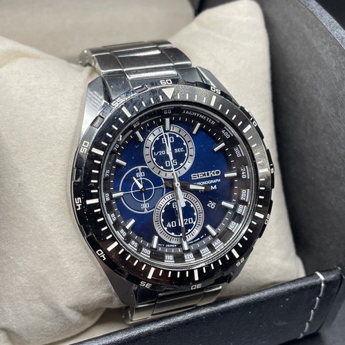 Seiko Criteria Chronograph 100M Men's 48mm Quartz Watch SNDF57P1 7T92-0RX0 - Picture 3 of 11