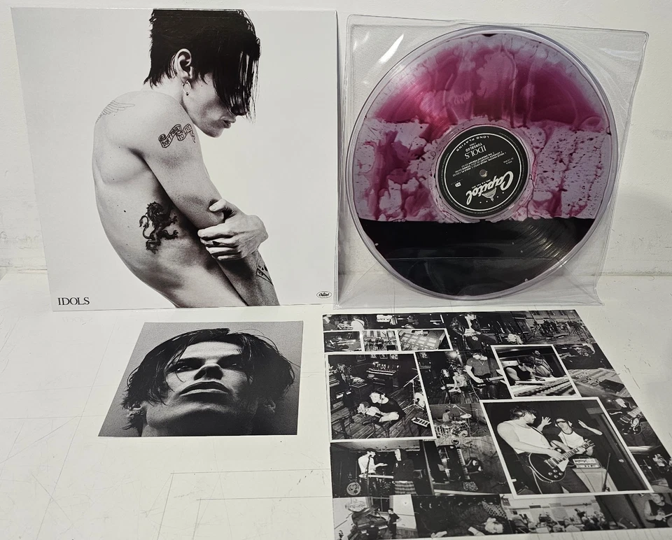 YUNGBLUD Idols LP Vinyle Record Liquide Blood Filled Limited edition 2025 grammy - Image 4 of 4