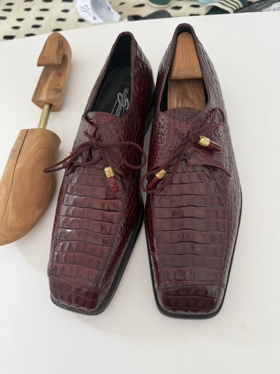 Giorgio Armani Sz US 10 Loafers Dark brown Leather Slip On Made In Italy Classic Giorgio armani mens loafers - Gem main image 4