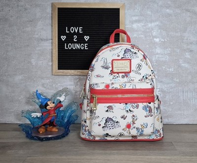Seltener Loungefly Disney Parks Riviera Resort und Spa Rucksack neu ohne Etikett