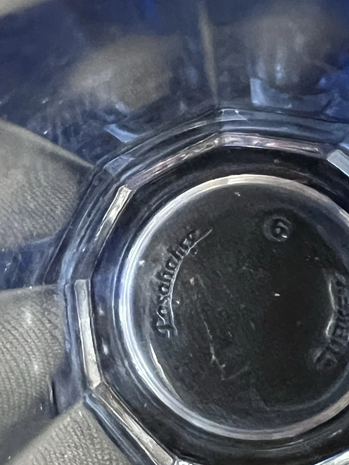 2 Vintage Pasabahce Glass Tumbler Ice Blue Mist Highball Water Or Beverage - Image 4 of 4