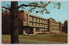 Vintage 1959 Thiel College Hodge Hall Postcard Greenville PA