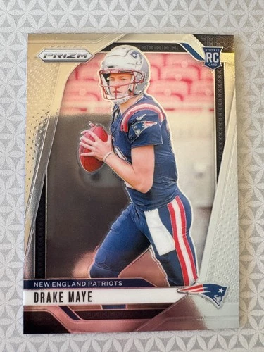 2024 Panini Prizm Rookies Drake Maye #329 New England Patriots