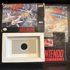 hyperzone snes Box And Instruction Booklet/tray/poster NO Game