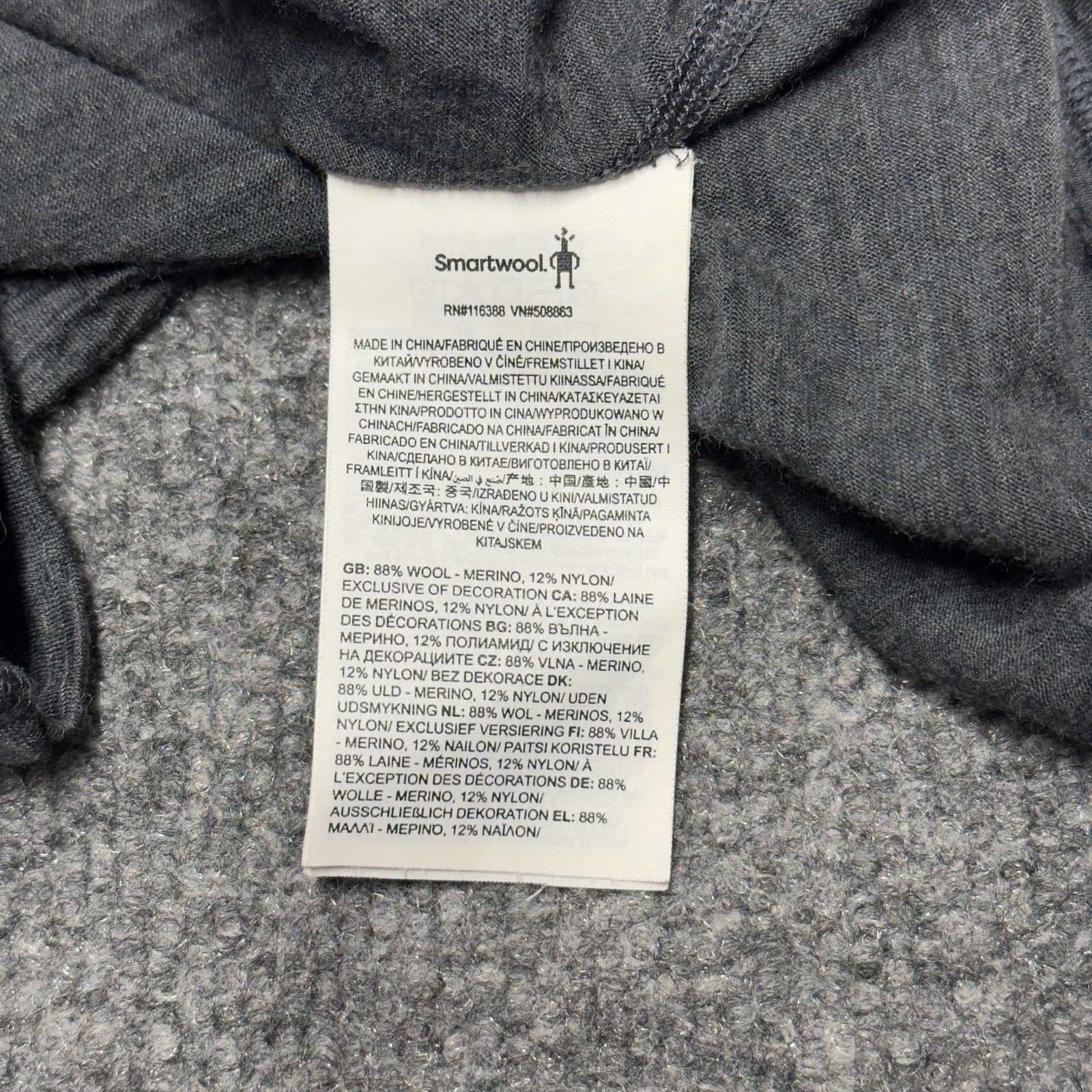Smartwool Wool Blend Base Layer Quarter Zip Pullo… - image 4