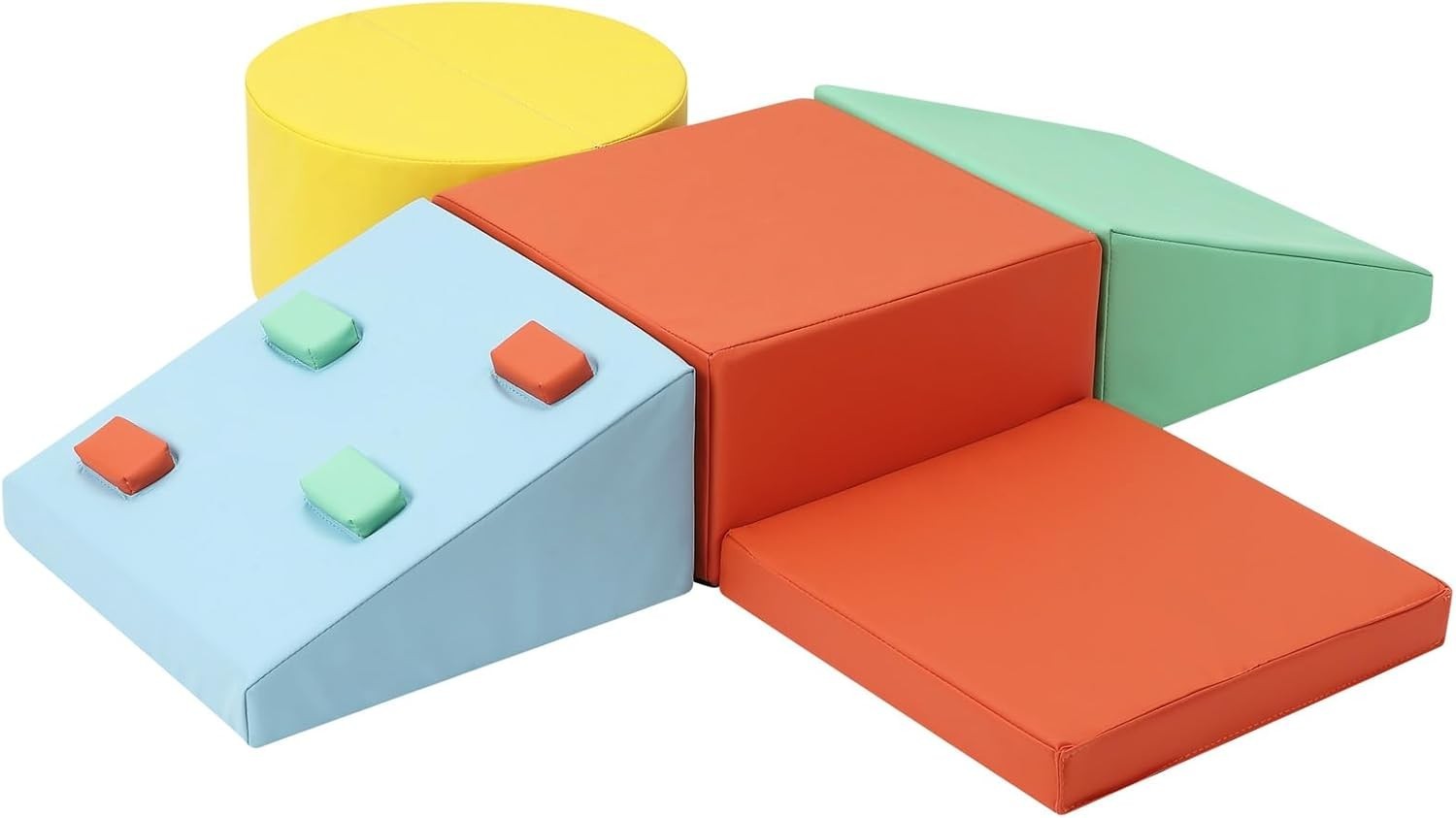 Foam Climbing Blocks for Toddlers Climbing Toy Baby Jungle Indoor Play Gym 5PCS