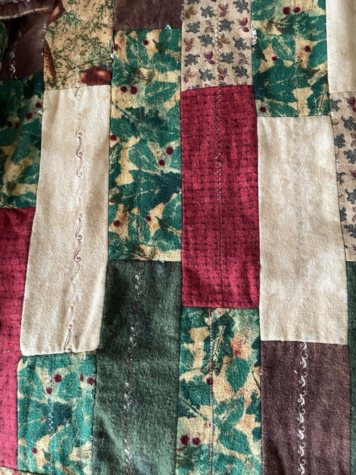 Handmade Ragbag Patchwork Reversible Jacket Chris… - image 6