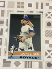 2025 Topps Heritage Lucas Erceg #62 Kansas City Royals (E)
