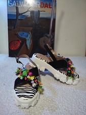 NWOB Betsey Johnson Jeweled Frankee Sandals sz 6