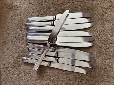 Christofle Folio-Stainless steel knives. Used.