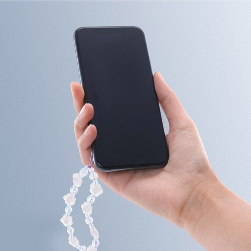 Handgelenk Seilbügelkette Handy Lanyard Mit Perlen Handyanhänger - 第 1/12 張圖片