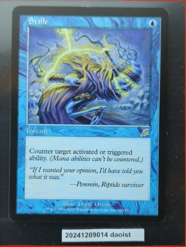 MTG Stifle Scourge Rare Magic The Gathering LP - 第 2/4 張圖片
