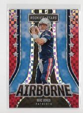 2023 Rookies & Stars Mac Jones #AI-22 Red Plaid Airborne New England Patriots