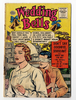 Wedding Bells #19 Quality Nov 1956 Last Issue Matt Baker