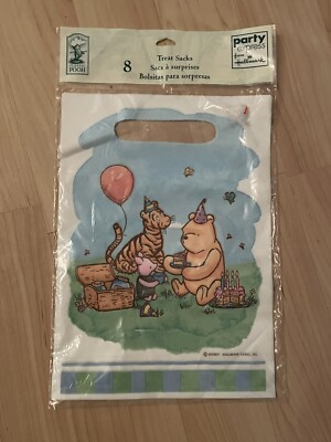 Hallmark Party Express Winnie The Pooh Party Gift Bags Classic Pooh NEW
