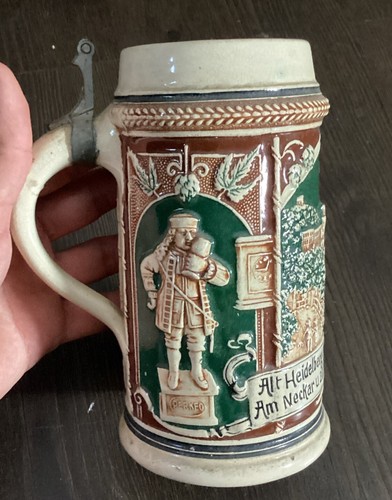 Heidelberg Souvenir Beer Stein Jug (Missing Lid) - Picture 2 of 6