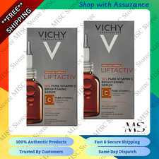 2x Vichy LiftActiv Pure Vitamin C Serum For Brightening skin 20ml - New