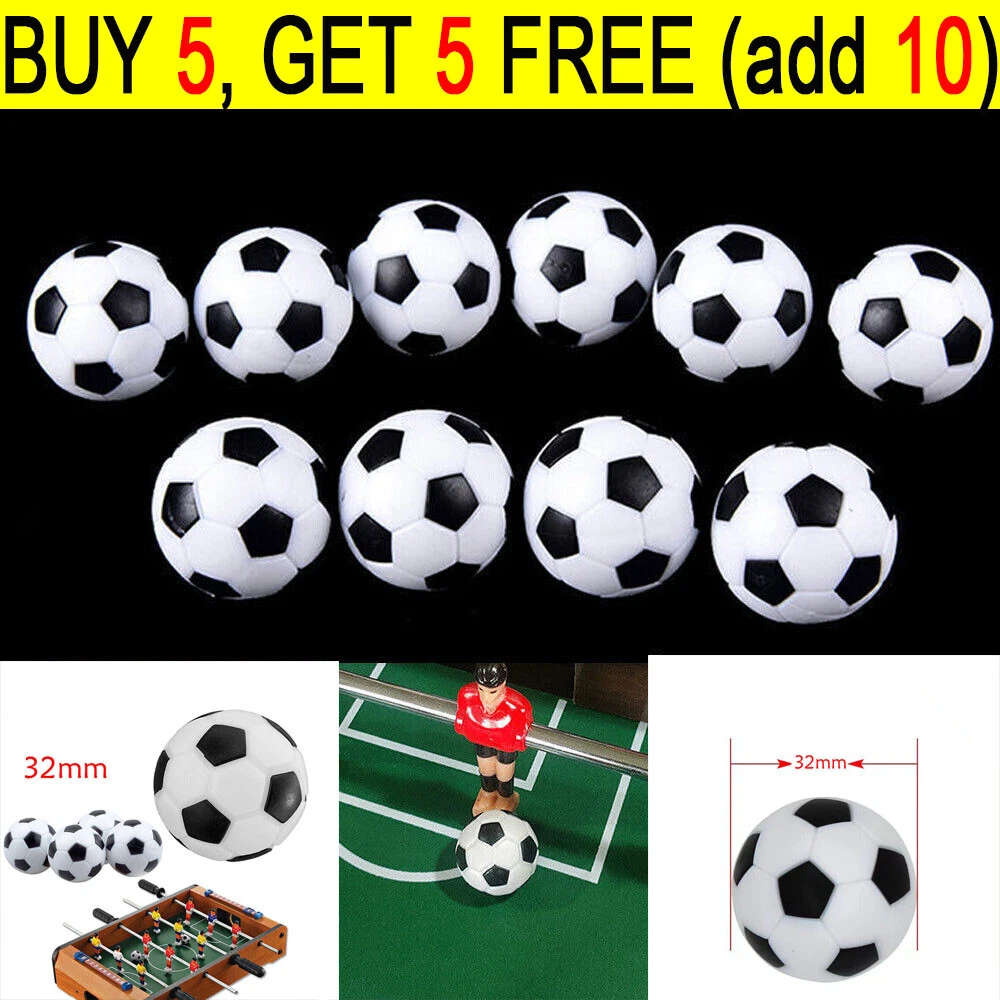 12Pcs Official Tabletop Game Balls 28mm Table Soccer Foosballs Replacement Balls Small Table Footballs Balls Accessory Light Green White | UK
