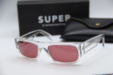 NEW RETROSUPERFUTURE HDR/3/Q8/A CLEAR PINK AUTHENTIC FRAMES SUNGLASSES 54-19