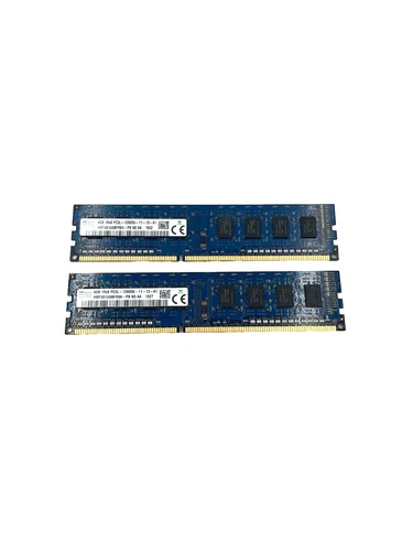 RAM SK HYNIX 4GB + 4GB 1RX8 PC3L 12800U 11-13-A1 HMT451U6BFR8A-PB N0 AA