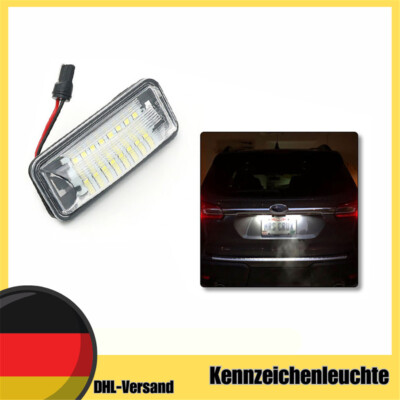 ein Paar LED Kennzeichenbeleuchtung Für TOYOTA GT-86 FT-86 SUBARU BRZ IMPREZA 