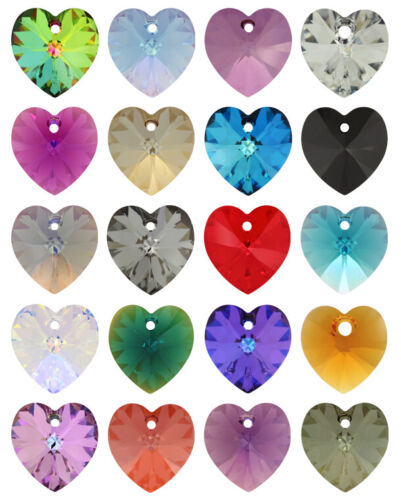 Superior PRIMERO 6228 Heart Crystals Pendants * Many Colors & Sizes - Picture 1 of 54
