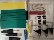 Incredible Sweater Machine Accessories Green Yellow Cards Transfer Tools Clamps
