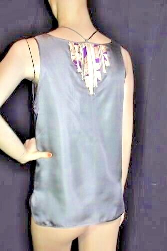 ESKILDSEN Denmark Remix Collection Top Shirt Seide 42 M neu 140€ grau SILK NEW - Bild 3 von 6