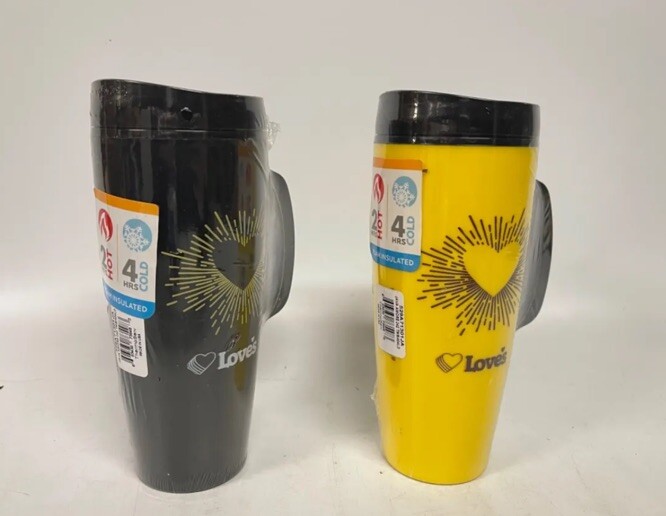 2 Loves Truck Stop Drink Mug 24oz TMB/404LD ThermoServ JAVA AMORE Coffee Cup  | eBay