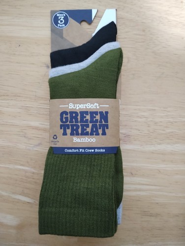 Calcetines de bambú supersuaves Green Treat para hombre 3 pares Reino Unido 7-11 - Imagen 27 de 75