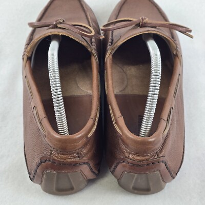 Johnston Murphy 10.5 Damon One Eye Tie Driving Shoe Mahogany  display picture 2