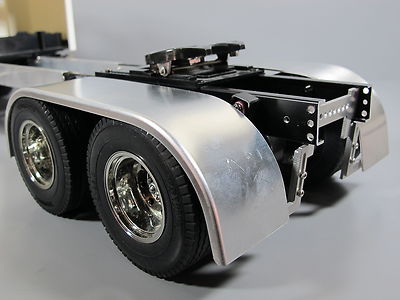 Aluminum Fender + Frame Mount Set Tamiya 1/14 RC Grand King Knight Hauler Scania