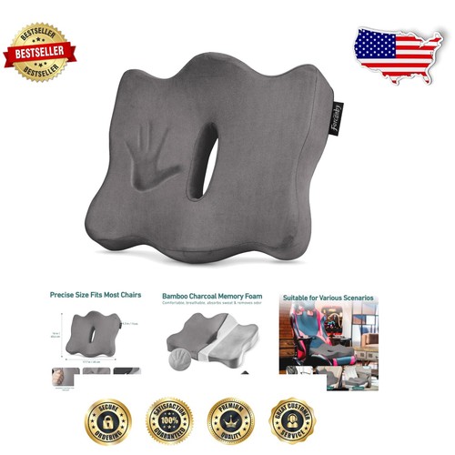 Large Butterfly Shape Seat Cushion for Targeted Back Support - Easy Care Design
