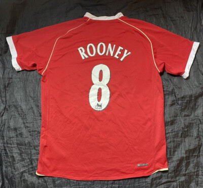 Wayne ROONEY#8 MANCHESTER UNITED Home shirt jersey NIKE 2006