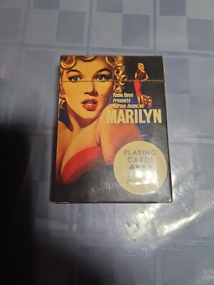 Norma Jeane As Marilyn Monroe Playing Cards  - 54 Cards Radio Days
