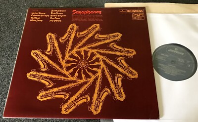 SAXOPHONES-UK 1969 VINYL LP-DON BYAS/FLIP PHILIPS/WILLIE SMITH/TED NASH (NM/M-)
