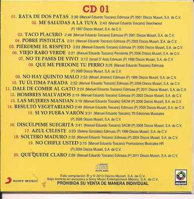 ultra rare CD 80's PAQUITA LA DEL BARRIO rata de 2 patas TACO PLACERO viejo rabo