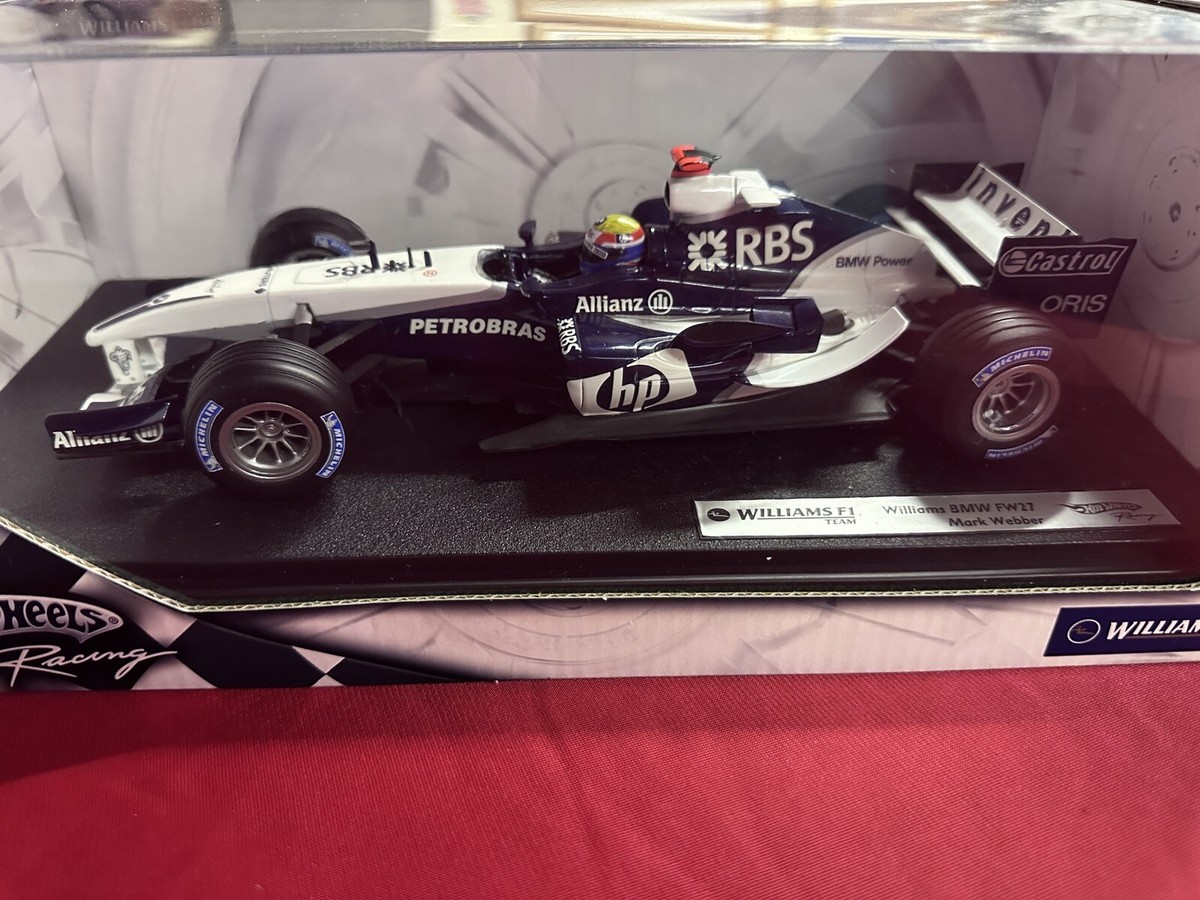 HotWheels 1/18ウィリアムズFW27ウェバー スペシャルエディション HOT WHEELS® Racing Williams F1 Team FW27 Mark Webber Diecast 1:18