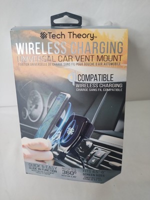 Tech Theory Wireless Charging Universal Car Vent Mount For Cell Phone 