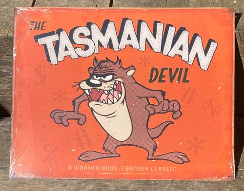 Tasmanian Devil METAL SIGN poster looney tunes warner bros cartoon kid decor TAZ - Picture 5 of 12