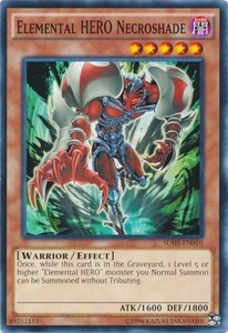 Elemental HERO Necroshade - SDHS-EN010 - Common - Unlimited Edition x3 - Near Mi