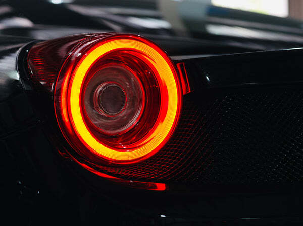 For 10-15 Ferrari 458 Italia AlphaRex NOVA Prismatic LED Red Smoked Tail Lights
